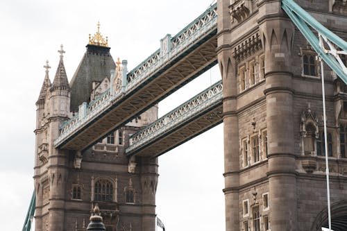 The Exteriors of Tower Bridge in London