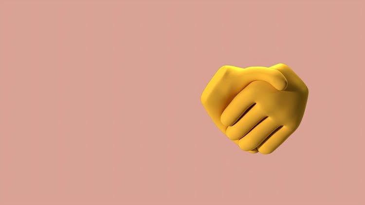 An Animation Of A Handshake