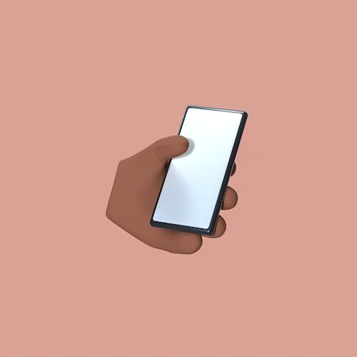 Kostnadsfri bild av 3d, använder telefon, beige kappa