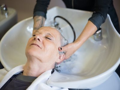 Balayage hair styling