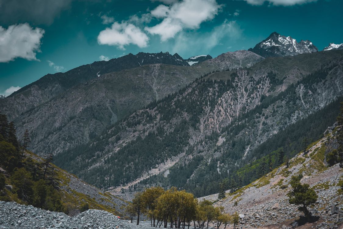 Beautiful Mountains Under Blue Sky · Free Stock Photo