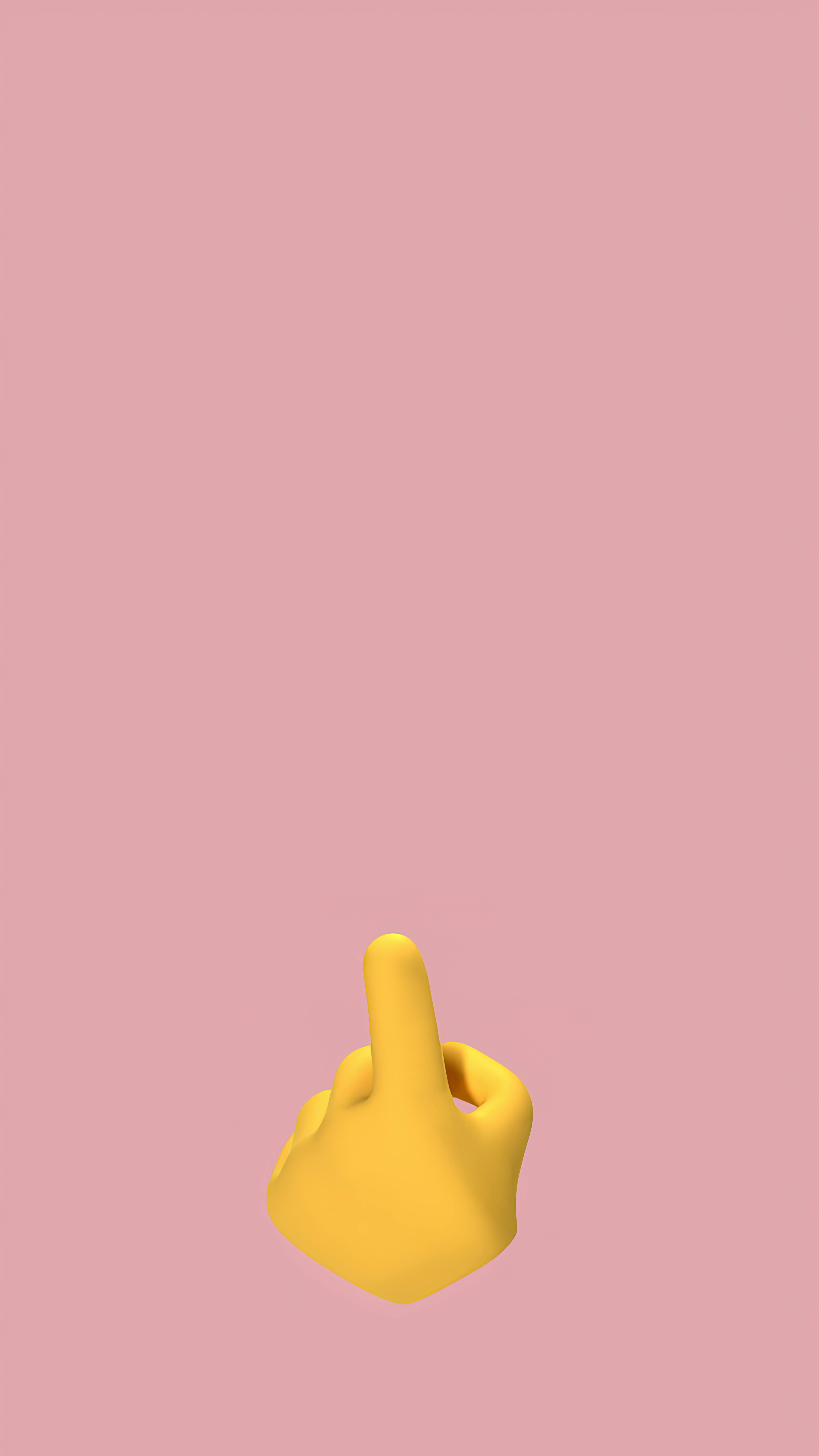 an illustration of a pointing finger on a pink background