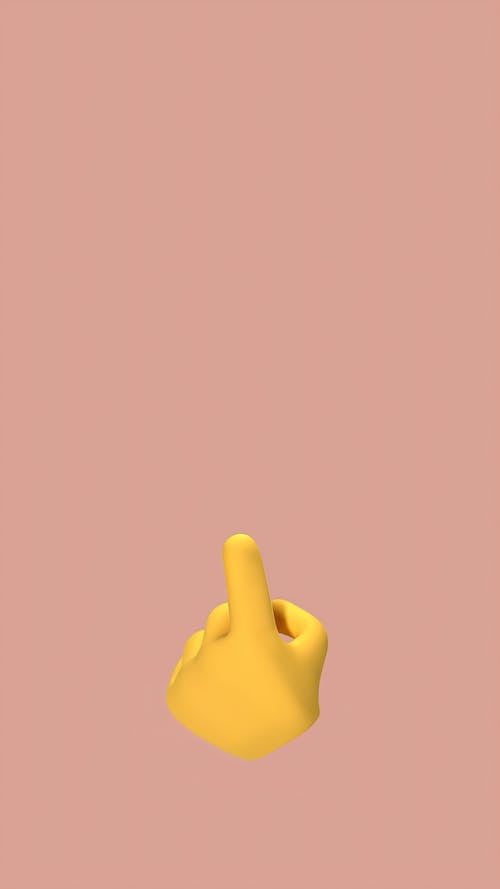 A Hand on a Pink Background