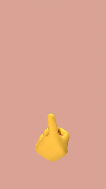 Red Neon Hand Sign · Free Stock Photo