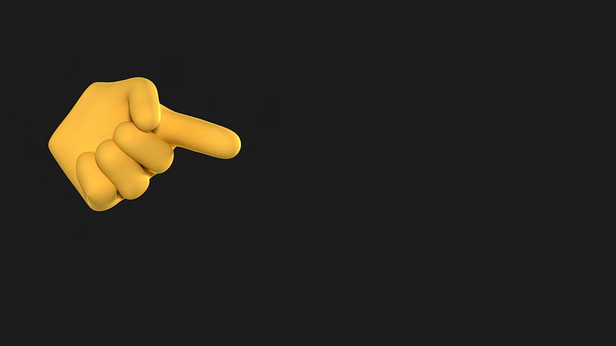 Foto d'estoc gratuïta de 3d, Animació, apuntant amb el dit