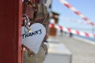 Silver-colored Heart Lock Bridge