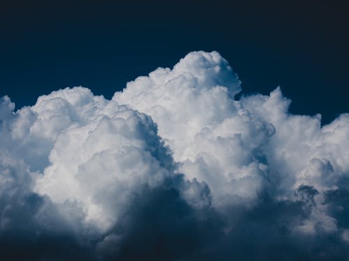 Free White Clouds Under Blue Sky Stock Photo