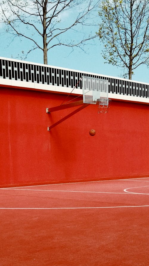 Fotobanka s bezplatnými fotkami na tému basketbal, basketbal - lopta, červená