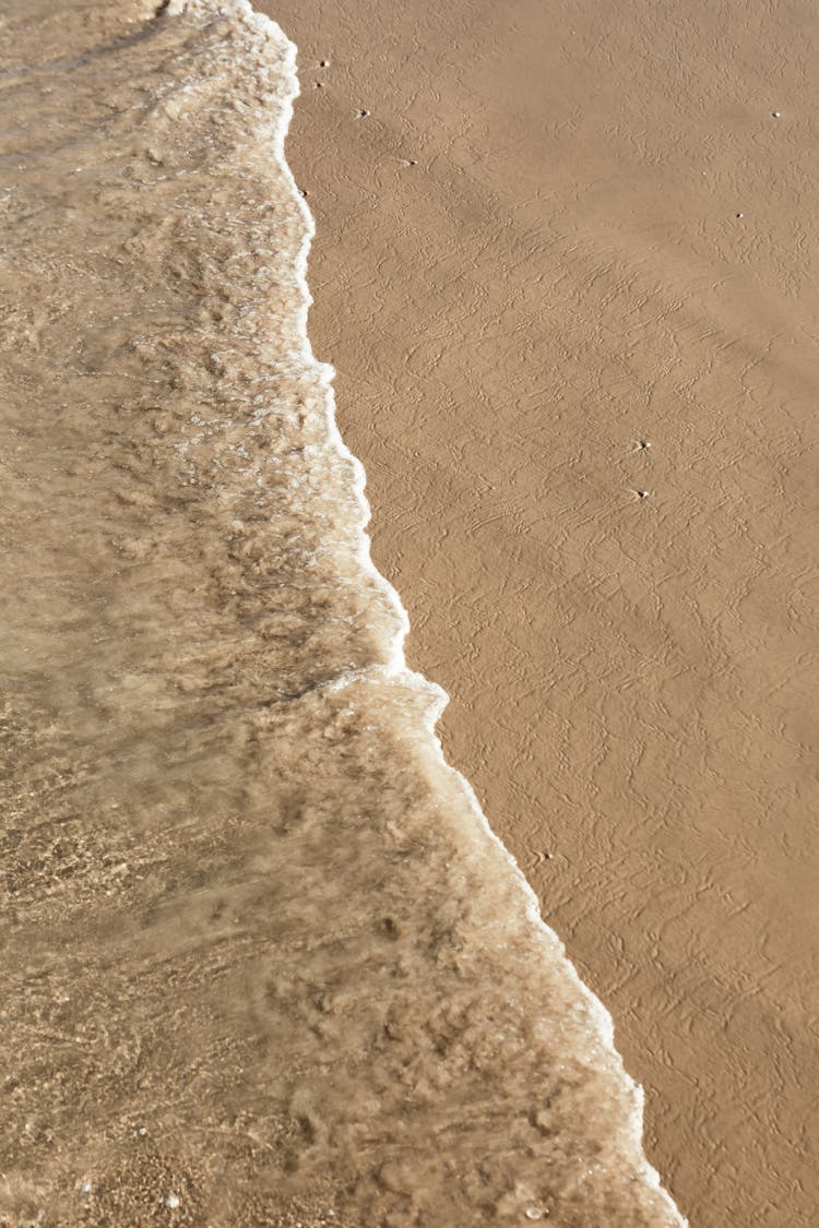 Wave Approaching The Beach