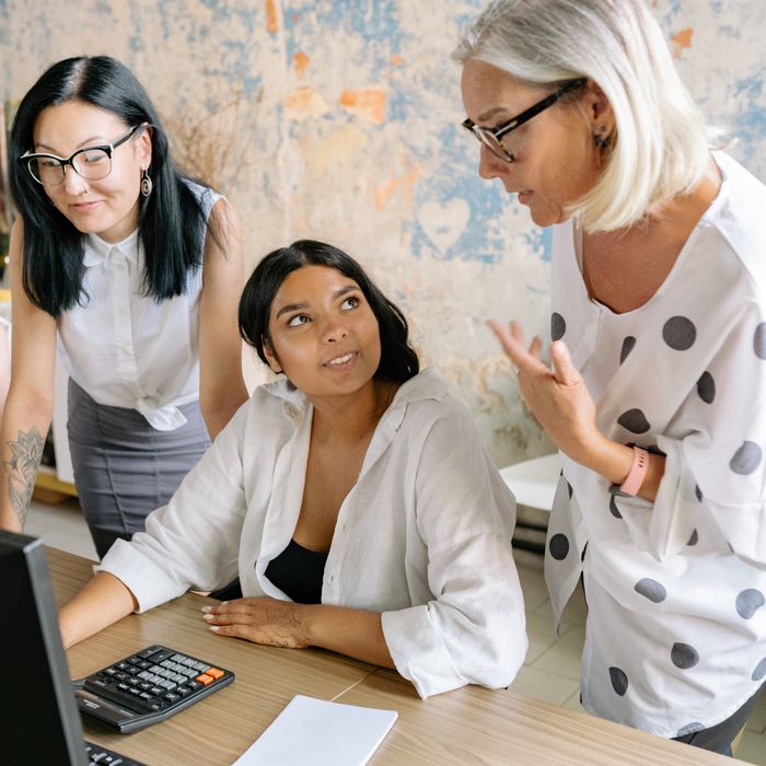 Colleagues reviewing work together — photo by Yan Krukau on Pexels