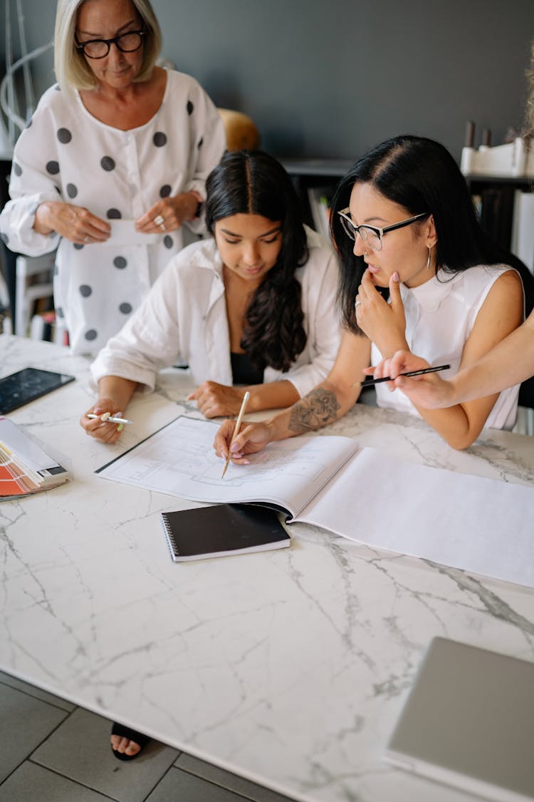 Architects Working In Office