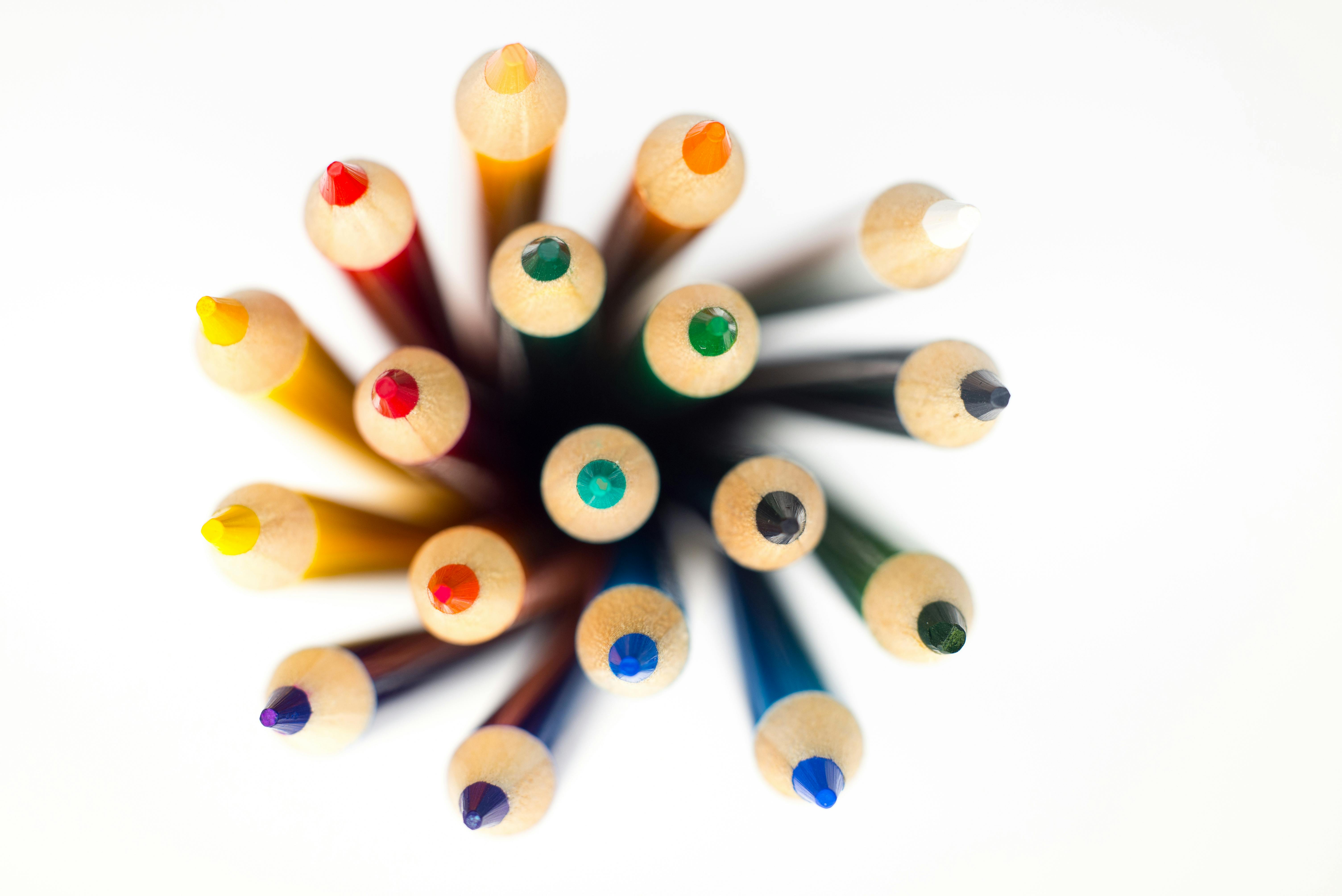 Assorted Pencil Colors · Free Stock Photo