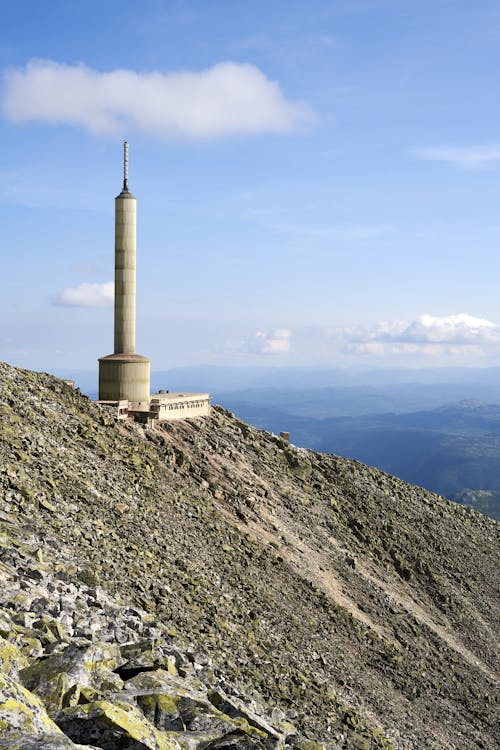 Free A Tower on Top of the Mountain Stock Photo