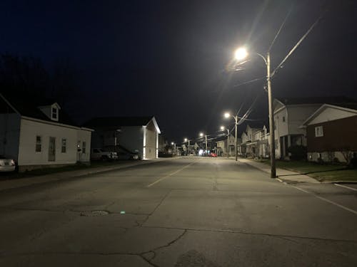 Free stock photo of alone, asphalt road, building