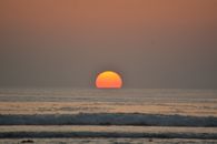 Sun over the Sea during Sunset