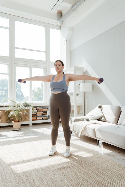 A Woman Stretching · Free Stock Photo