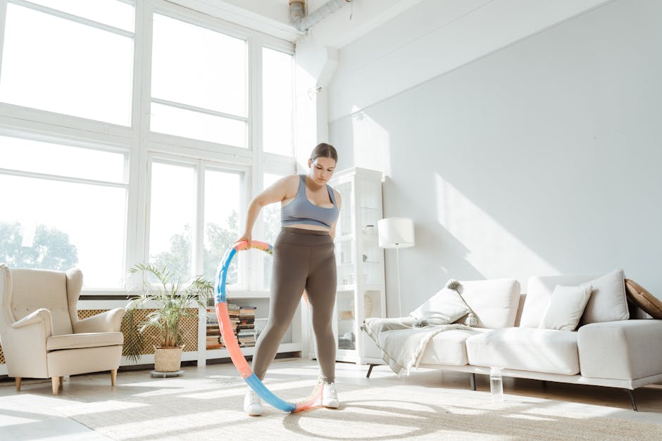 How to hula-hoop weighted