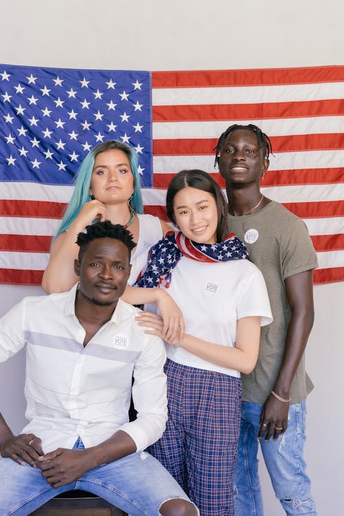 Foto stok gratis bendera amerika, beraneka budaya, demokrasi