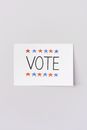Vote Poster on White Surface