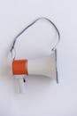 Megaphone on White Surface