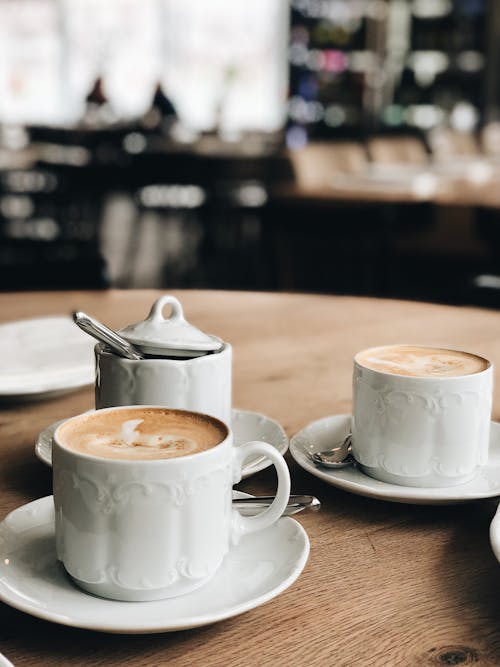Free Cups of Coffee Stock Photo