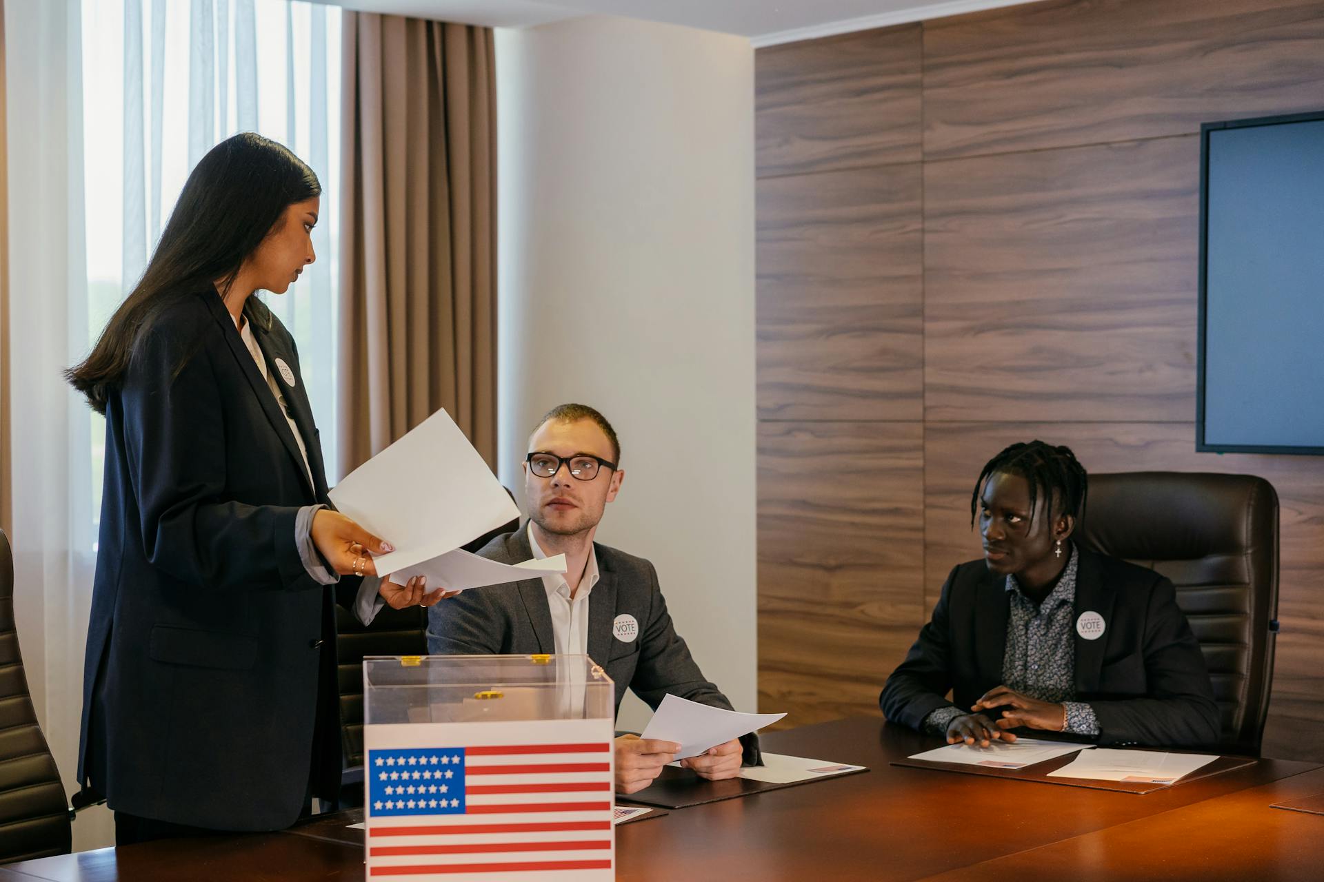 Politicians on a Conference Room