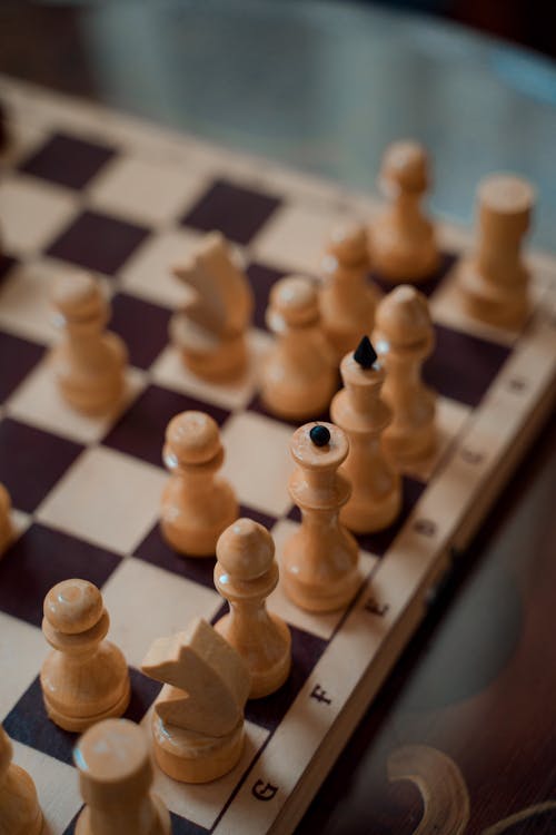 Darmowe zdjęcie z galerii z gra planszowa, pionowy strzał, szachownica