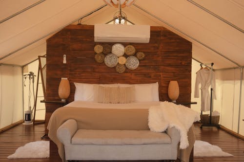 Interior Design of a Luxurious Glamping Tent