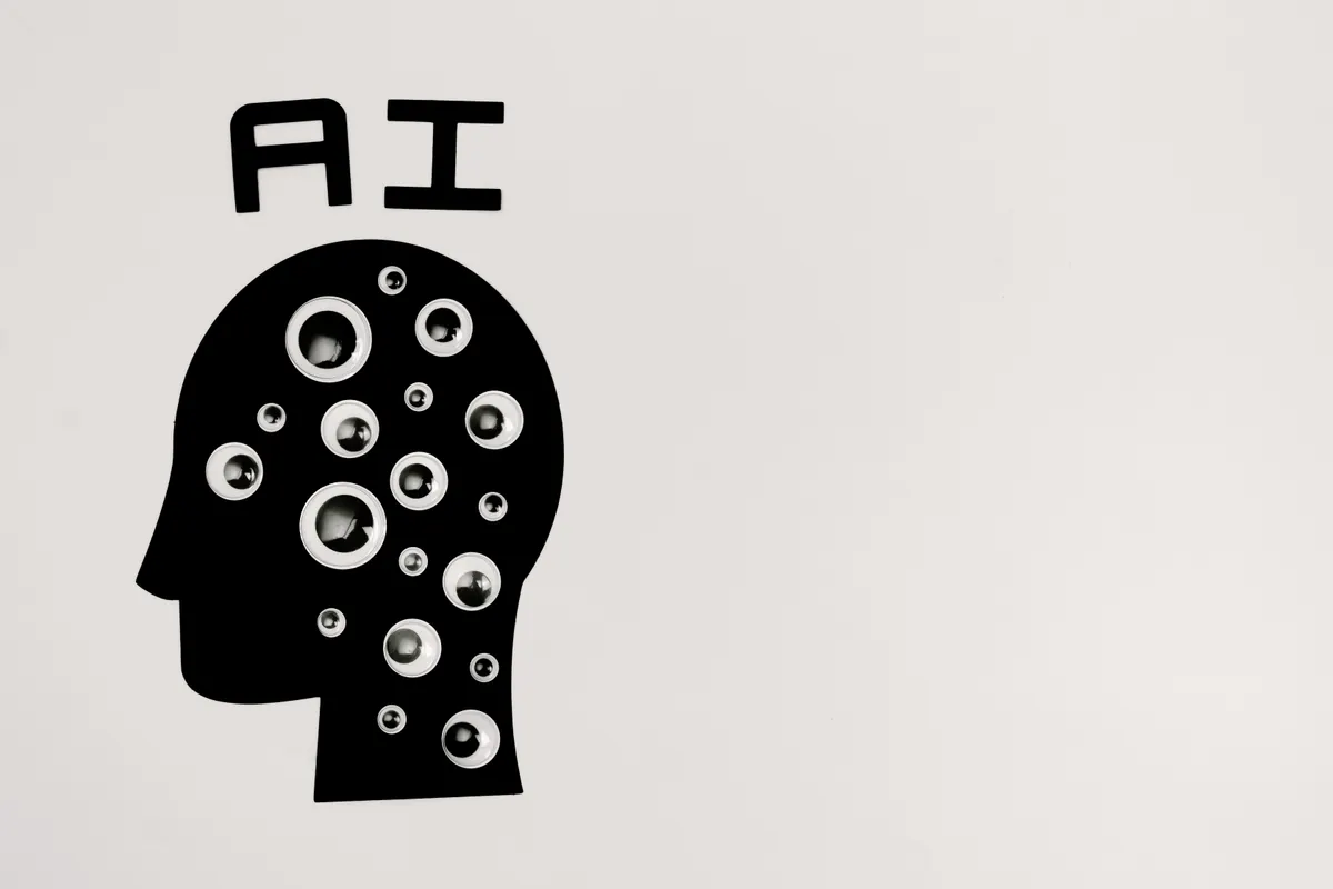 An abstract illustration of an AI silhouette head, representing the language models that llms.txt is written for but that mostly do not yet read it