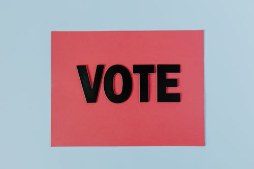 Vote Paper Cutout
