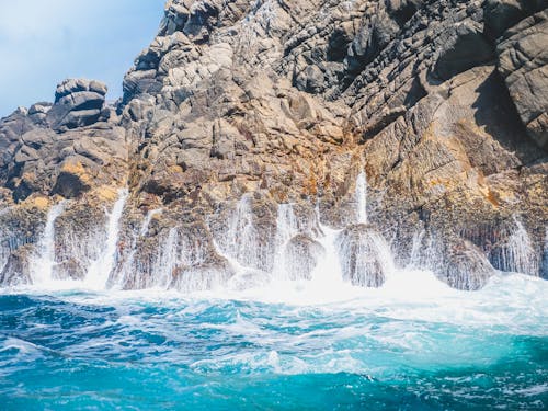 Water Falls on Rocky Mountain