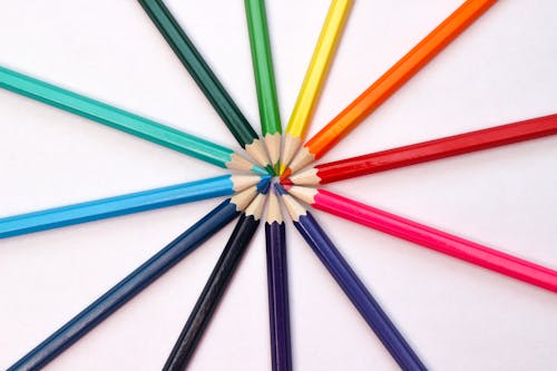 Bezpłatne Darmowe zdjęcie z galerii z kolorowe ołówki, kolorowy, ułożony Zdjęcie z galerii