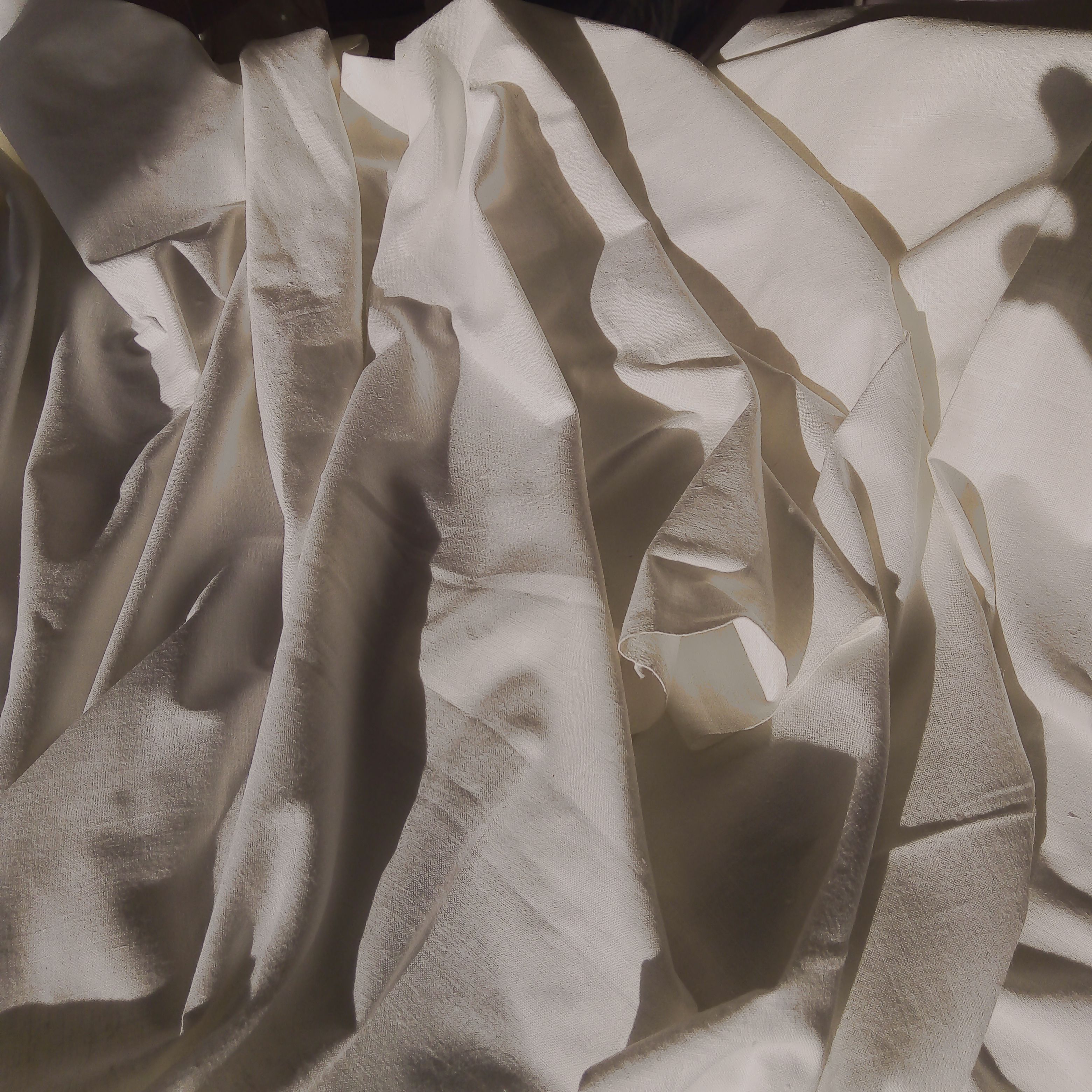 Second Winter album artwork — draped linen photograph by Varvara Galvas on Pexels