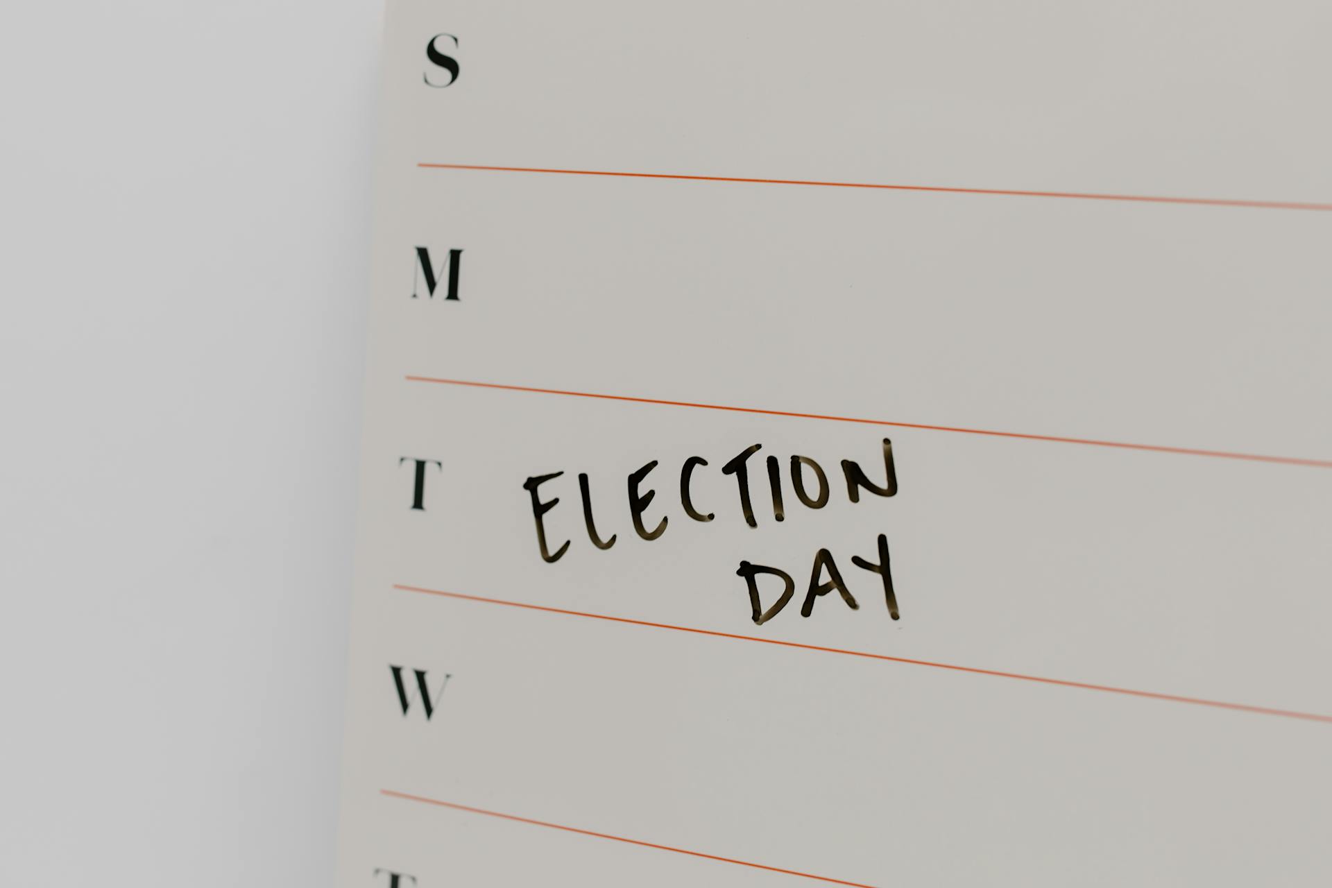 Election Day on Tuesday