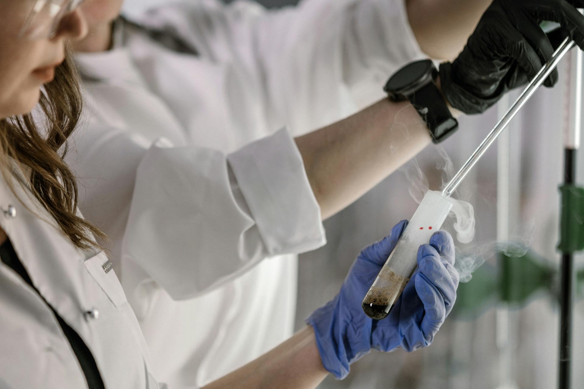 People Doing Experiment in a Laboratory