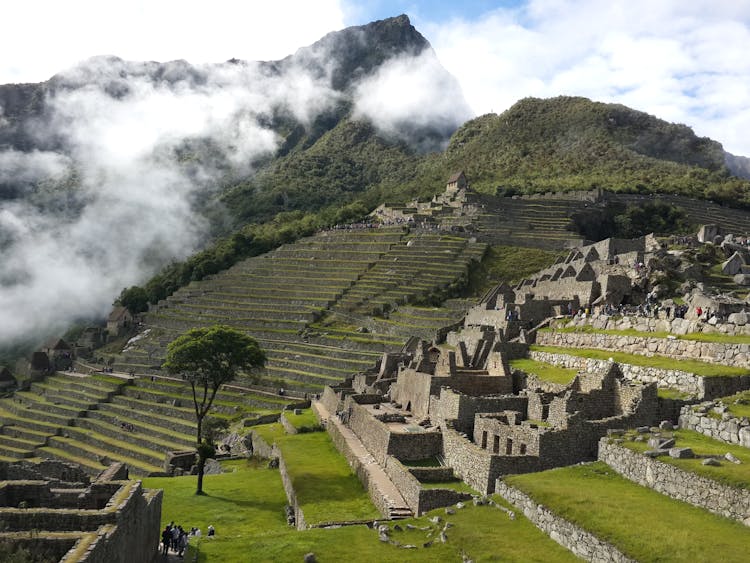 The Inca Civilization Ruins In Ander Mountains Peru