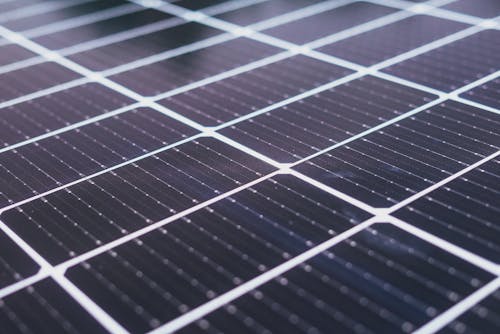 Close Up Photo of a Solar Panel 