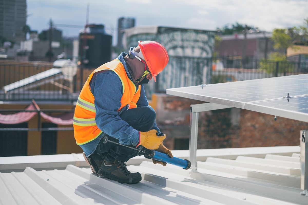 MCS-certified installer fitting solar panels near Kilmarnock