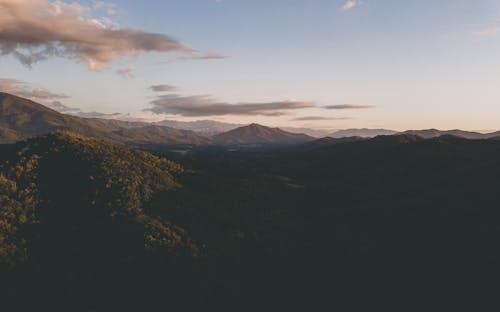 Aerial Shot of Mountain Ranges