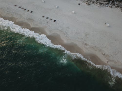 俯視圖, 岸邊, 海 的 免费素材图片