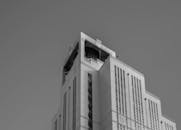 Low Angle View of the Top of a Skyscraper