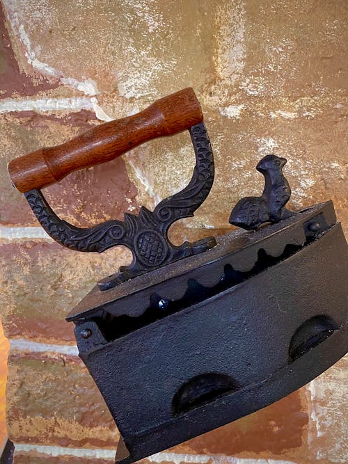 Free stock photo of charcoal iron, vintage