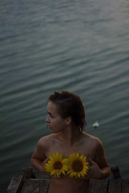 Fotos de stock gratuitas de cubierta, desnudo, Flores amarillas