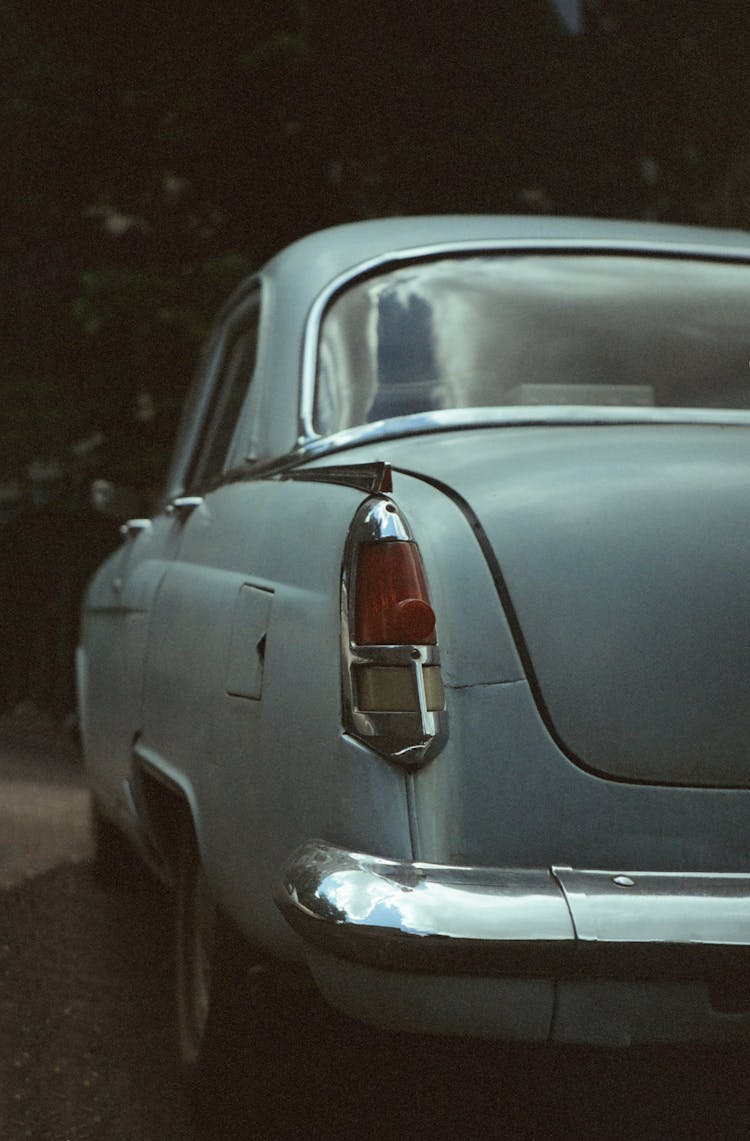 A Volga Car In Close-Up Photography