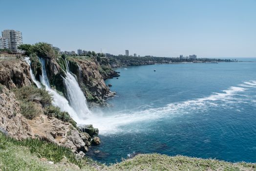 Düden waterfalls and cliffs — Antalya