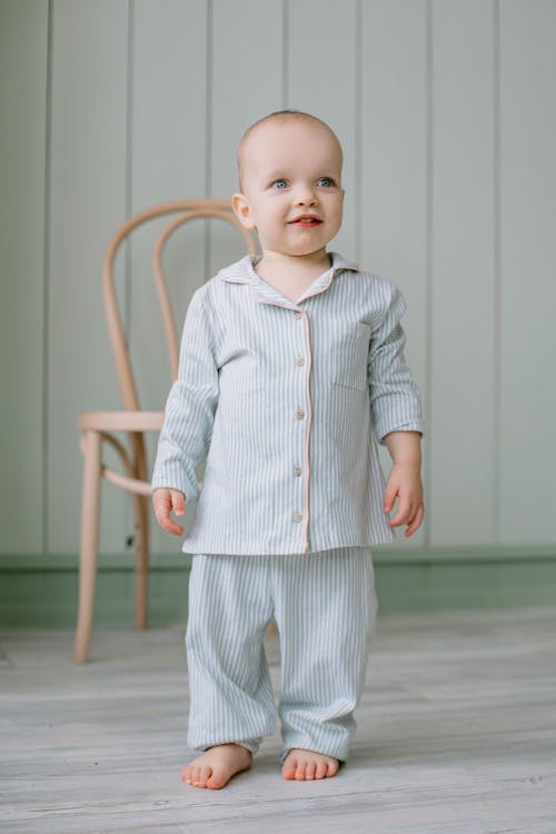 Cute Boy Wearing Pyjamas
