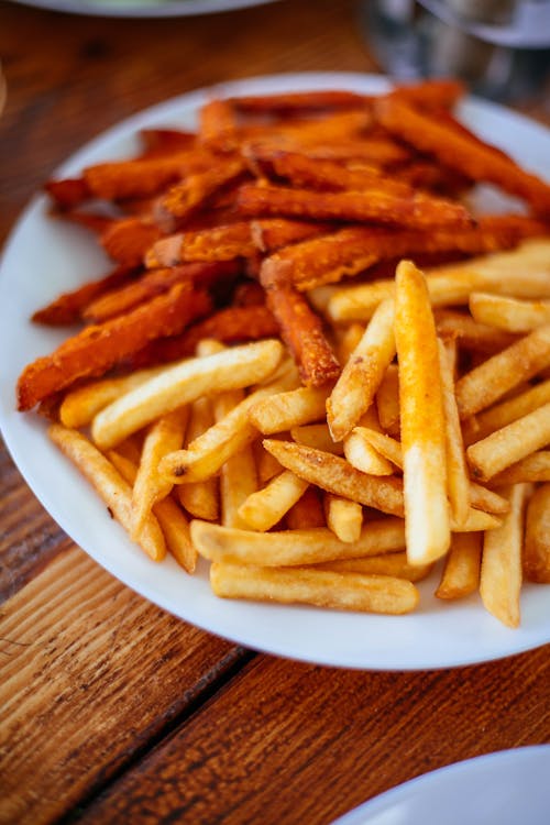 Free Close-Up Shot of Delicious French Fries Stock Photo