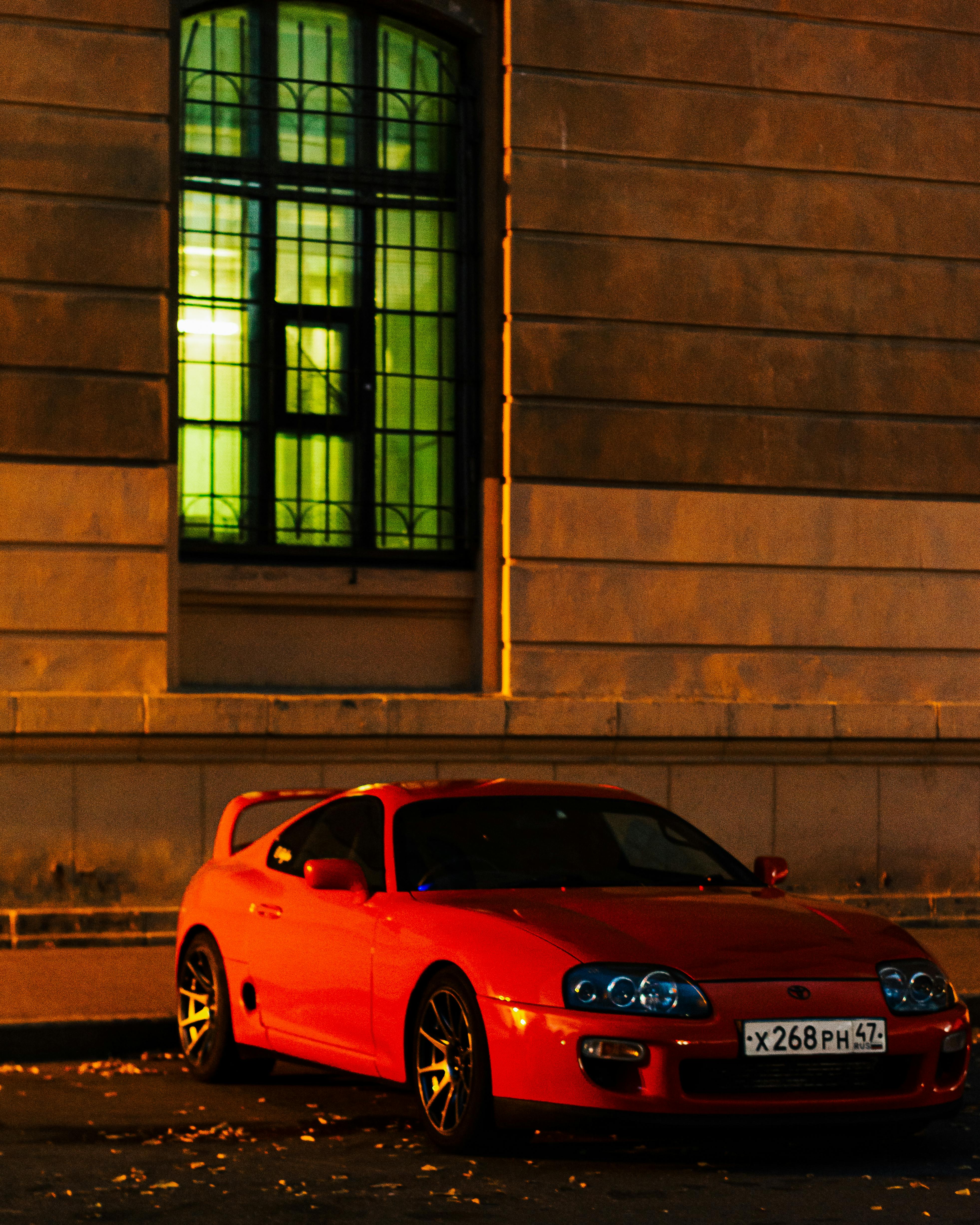 red toyota supra wallpaper