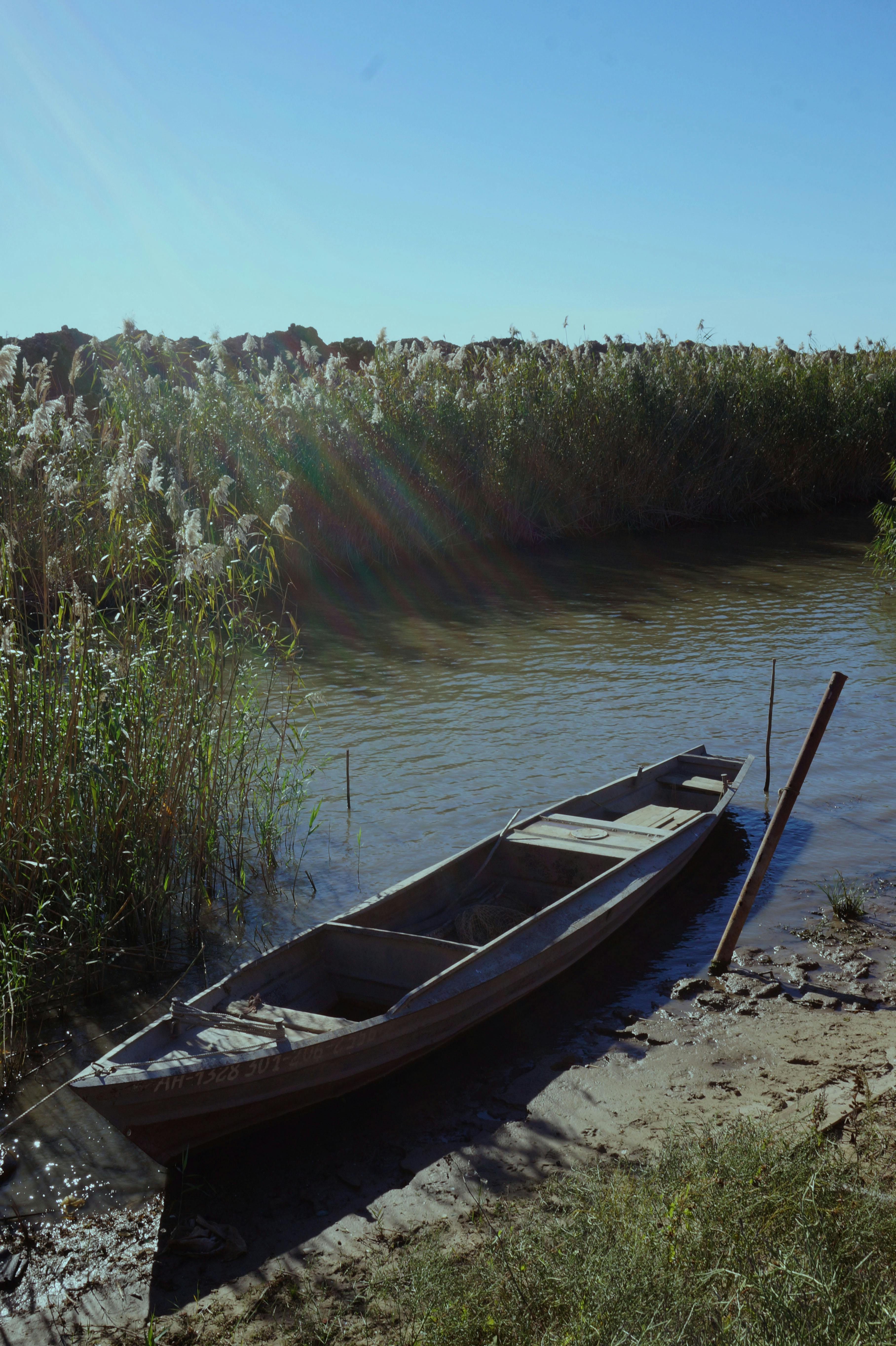 Multi-Colored Wooden Boat · Free Stock Photo