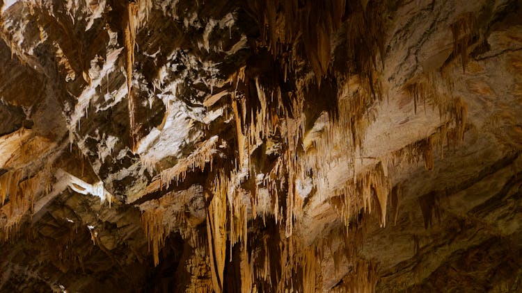 Stalactite On A Cave